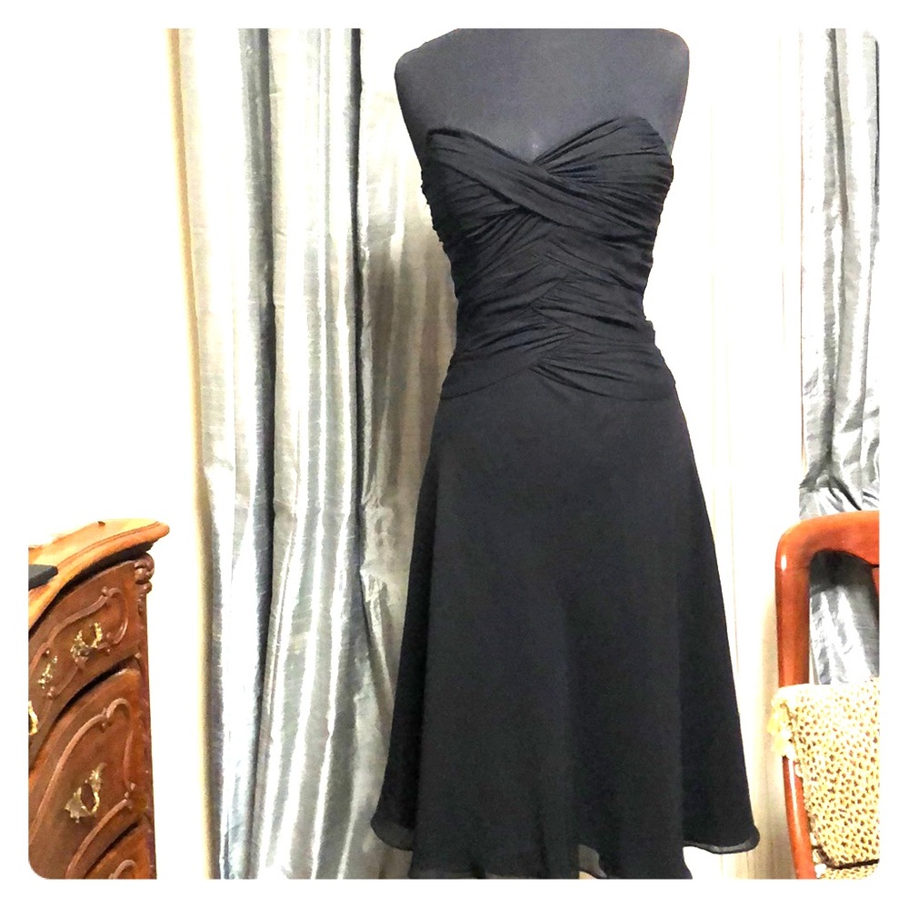 Strapless Black Cocktail dress